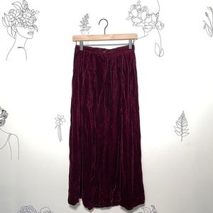 Vintage Velvet Vintage Skirt NANCY CRYSTAL